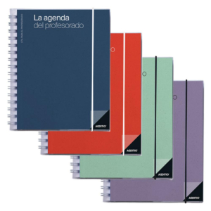 AGENDA PROFESORADO ADDITIO A5 CASTELLANO COLORES SURTIDOS                                           