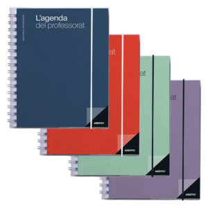 AGENDA PROFESORADO ADDITIO A5 CATALÁN COLORES SURTIDOS                                              