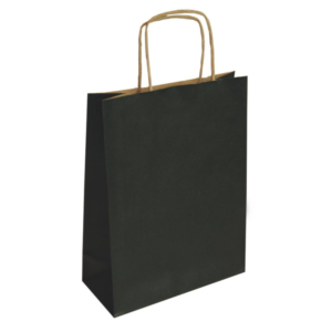 BOLSA PAPEL KRAFT NEGRA PEQUEÑA                                                                     