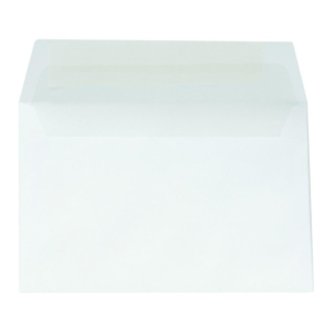 SOBRES PLUS OFFICE SIN VENTANA 120 X 176 MM TIRA SILICONA SOLAPA RECTA BLANCOS 10 UD.               