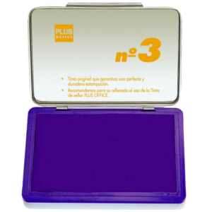 TAMPÓN MANUAL SELLAR PLUS OFFICE Nº3 70 X 105 MM VIOLETA                                            