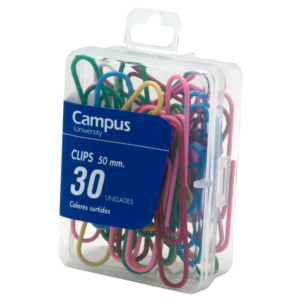 CLIPS CAMPUS UNIVERSITY COLORES 50 MM 30 UD.                                                        