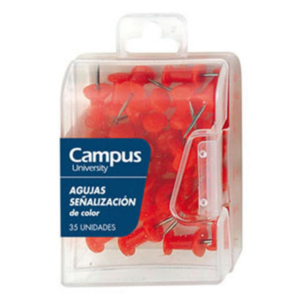AGUJAS SEÑALIZADORAS CAMPUS UNIVERSITY ROJO 35 UD.                                                  