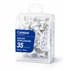 AGUJAS SEÑALIZADORAS CAMPUS UNIVERSITY BLANCO 35 UD.                                                