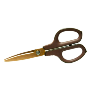 TIJERA OFICINA PLUS OFFICE CURVE TITANIO 174 MM MARRÓN OSCURO                                       