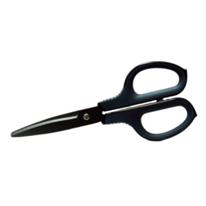 TIJERA OFICINA PLUS OFFICE CURVE TEFLÓN 174 MM NEGRO/GRIS                                           