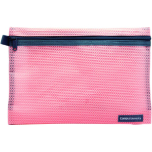 BOLSA MULTIUSOS CAMPUS UNIVERSITY CREMALLERA 240 X 170 MM ROSA                                      