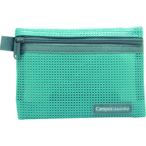 BOLSA MULTIUSOS CAMPUS UNIVERSITY CREMALLERA 140 X 105 MM AZUL                                      