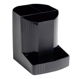 CUBILETE EXACOMPTA MINI OCTO 3 COMPARTIMENTOS NEGRO                                                 