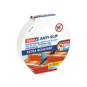 CINTA ANTIDESLIZANTE TESA TRANSPARENTE 25 MM X 5 M                                                  