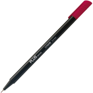 ROTULADOR PUNTA FIBRA PLUS OFFICE 0,4 MM CARMESÍ                                                    