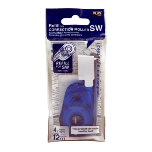 RECAMBIO CORRECTOR EN CINTA PLUS WHIPER SWITCH 4,2MM X 12M AZUL BLÍSTER 1 UD.                       