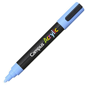 ROTULADORES ACRÍLICOS CAMPUS ACRYLIC AZUL PASTEL 4 UD.                                              