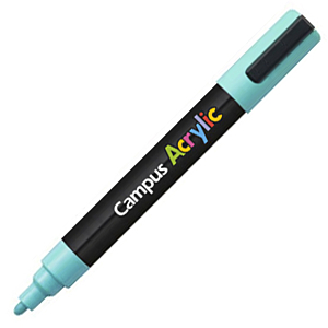 ROTULADORES ACRÍLICOS CAMPUS ACRYLIC VERDE PASTEL 4 UD.                                             