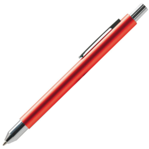 BOLÍGRAFO CAMPUS UNIVERSITY METÁLICO ROJO TINTA AZUL                                                