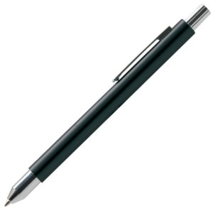 BOLÍGRAFO CAMPUS UNIVERSITY METÁLICO NEGRO TINTA AZUL                                               