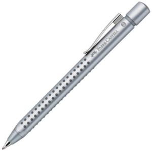 BOLÍGRAFO FABER CASTELL GRIP 2011 PLATA METÁLICO                                                    