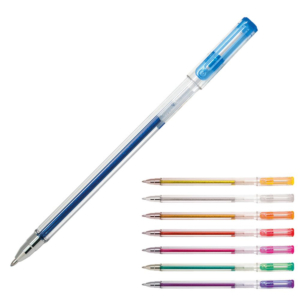 BOLÍGRAFO TINTA GEL CAMPUS UNIVERITY GLITTER PURPURINA COLORESN SURTIDOS 48 UD.                     