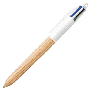 BOLIGRAFO BIC 4 COLOURS WOOD TINTA ACEITE 4 COLORES                                                 
