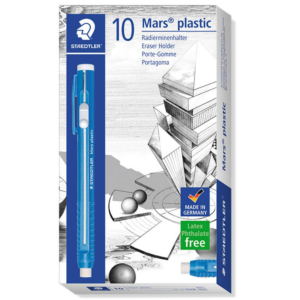 PORTAGOMAS STAEDTLER MARS PLASTIC AZUL                                                              