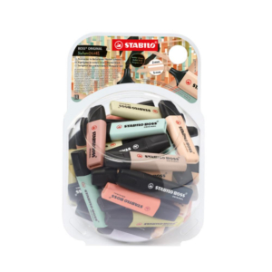ROTULADOR FLUORESCENTE STABILO BOSS COLORES SURTIDOS NATURE EXPOSITOR BOMBONERA 60 UD.              
