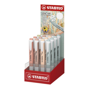 ROTULADOR FLUORESCENTE STABILO SWING NATURE COLOURS EXPOSITOR /16 UD.                               
