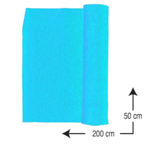 PAPEL CRESPÓN CAMPUS UNIVERSITY 0,5 X 2 M. 10 H. AZUL CLARO