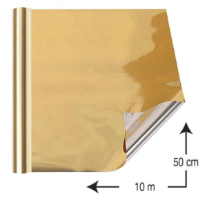 PAPEL METALIZADO MARGOK 0,5 X 10 M. ORO