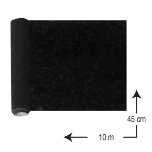 ROLLO PAPEL TERCIOPELO ADHESIVO AIRONFIX 0,45 X 10 M. NEGRO REF. 67800