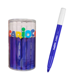 ROTULADOR CARIOCA JUMBO TINTA LAVABLE AZUL