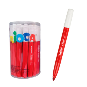 ROTULADOR CARIOCA JUMBO TINTA LAVABLE ROJO