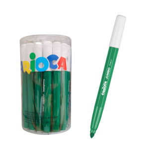 ROTULADOR CARIOCA JUMBO TINTA LAVABLE VERDE