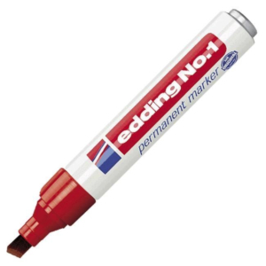 ROTULADOR PERMANENTE EDDING Nº1 ROJO