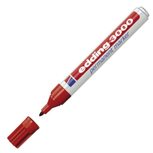 ROTULADOR PERMANENTE EDDING 3000 ROJO