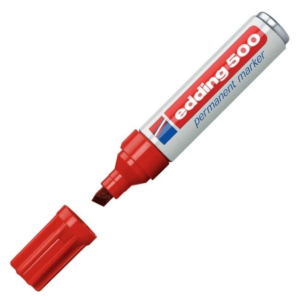 ROTULADOR PERMANENTE EDDING 500 ROJO