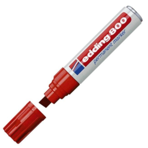 ROTULADOR PERMANENTE EDDING 800 ROJO