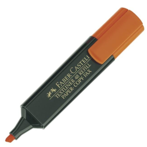 ROTULADOR FLUORESCENTE FABER CASTELL NARANJA REF. 48