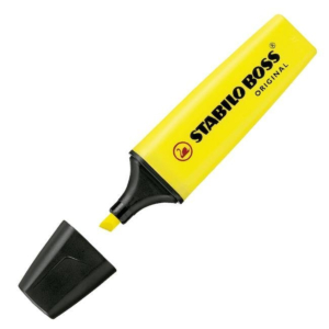 ROTULADOR FLUORESCENTE STABILO BOSS AMARILLO REF. 70/24