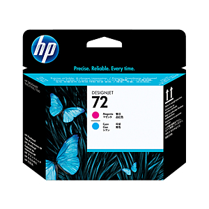 HP DESIGNJET T610/1100 CABEZAL MAGENTA Y CIAN Nº72