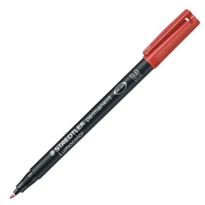 ROTULADOR PERMANENTE STAEDTLER LUMOCOLOR M ROJO REF. 317