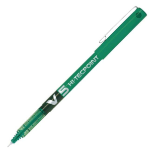 BOLÍGRAFO PILOT V5 TINTA LÍQUIDA VERDE