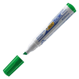 ROTULADOR PIZARRA BIC VELLEDA PUNTA BISELADA VERDE REF. 175102