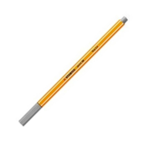 ROTULADOR PUNTA FIBRA STABILO POINT-88 GRIS INTERNSO                                                