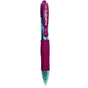 BOLÍGRAFO TINTA GEL PILOT G-2 PIXIE BURDEOS                                                         
