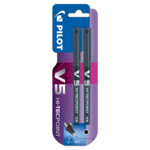 BOLÍGRAFO TINTA LÍQUIDA PILOT V5 AZUL NEGRO 2 UD.                                                   