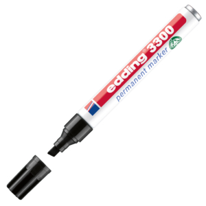 ROTULADOR PERMANENTE EDDING 3300 NEGRO                                                              