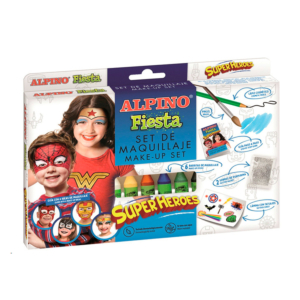 SET DE MAQUILLAJE SUPERHÉROES ALPINO 6 UNID. REF. DL-000108