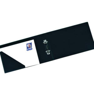 CARPETA PVC IBERPLAS FOLIO APAISADO 2 ANILLAS 25 MM. NEGRO REF. 323-AM2