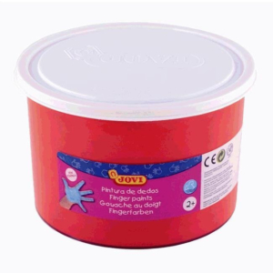 PINTURA DE DEDOS JOVI BERMELLÓN 500 ML. REF. 561-7