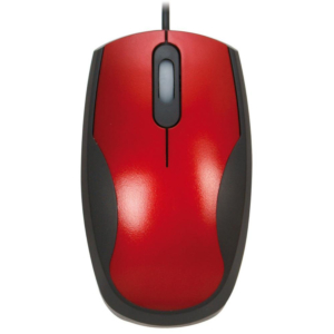 RATÓN ÓPTICO PLUS OFFICE ROJO/NEGRO                                                                 